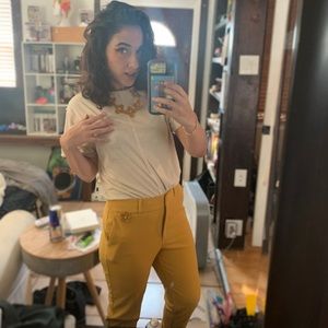 Yellow Dress Pants